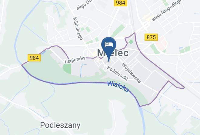 Mielecki - Noclegi Ul Jedrusiow Maps