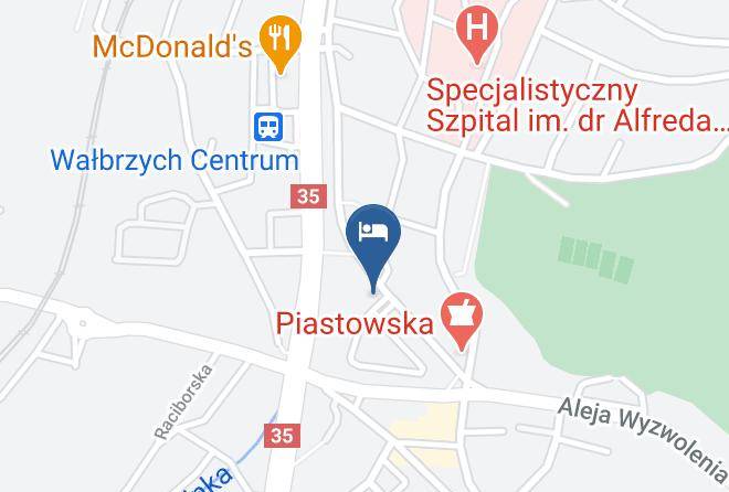 Walbrzyski - Noclegi Walbrzych Sala Bankietowa Konrad Maps