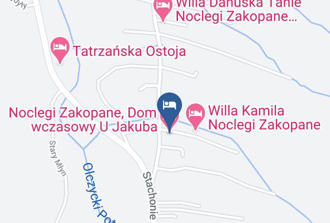 Tatrzanski - Noclegi Zakopane Dom Wczasowy U Jakuba Maps