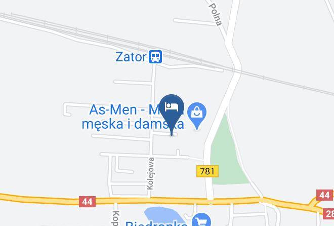 Oswiecimski - Noclegi Zator Maps