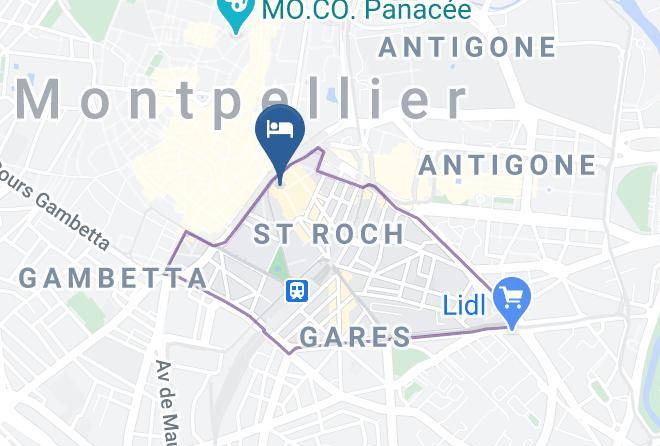 Herault - Nocnoc Montpellier Les 3 Graces Maps