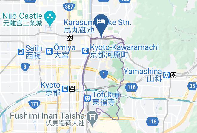Kyoto City Higashiyama Ward - Nodoka An Maps
