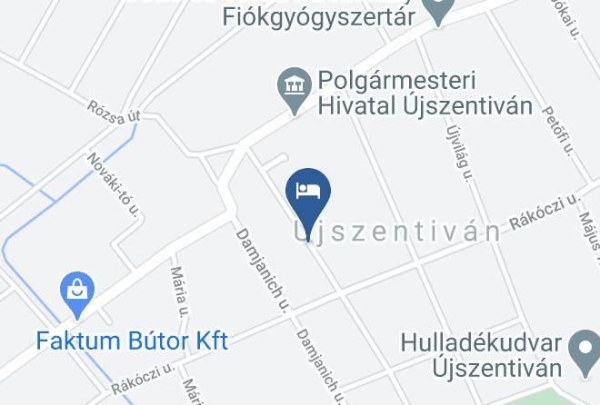 Ujszentivan - Noel Rehabilitacios Panzio Maps