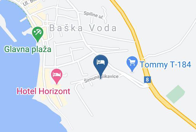 Baska Voda - Noemia Resort Maps