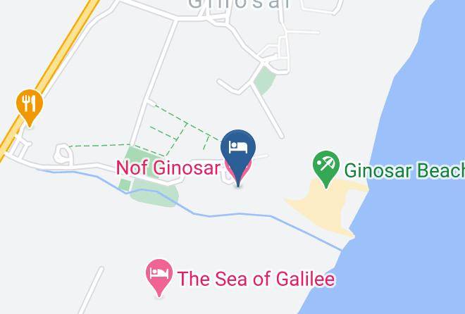 Ginnosar - Nof Ginosar Hotel Maps
