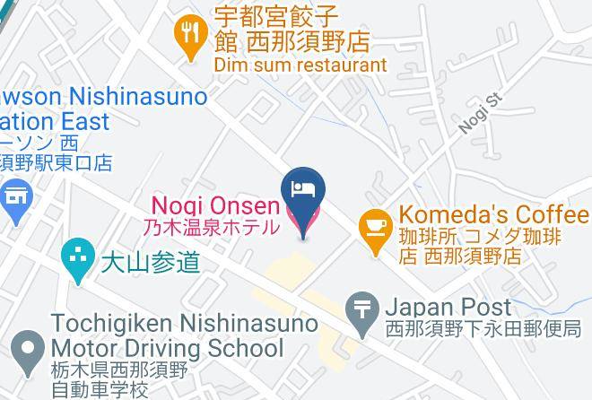 Nasushiobara City - Nogi Onsen Hotel Maps