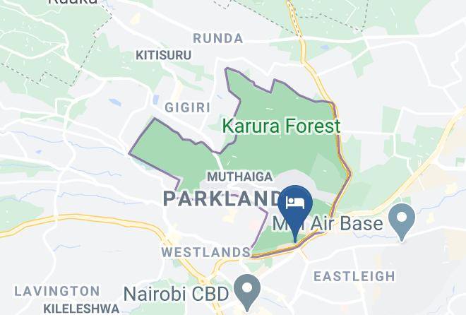 Nairobi - Nokras Riverine Hotel & Spa Maps