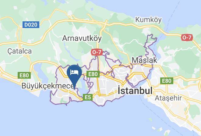 Avcilar - Nokta Suites Hotel Maps
