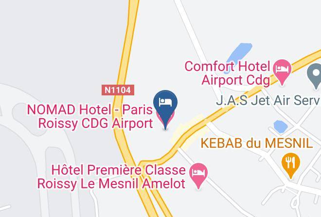 Seine Et Marne - Nomad Hotel Paris Roissy Cdg Airport Maps