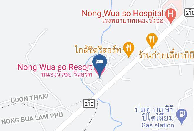 Amphoe Nong Wua So - Nong Wua So Resort Maps