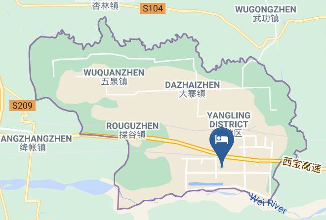 Xianyang - Nongke Tianyuan Hotel Maps