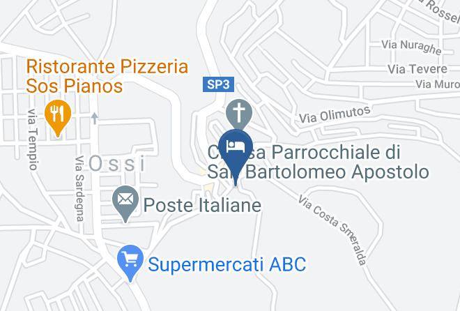 Sassari - Nonna Gio Stanze In Affitto Maps