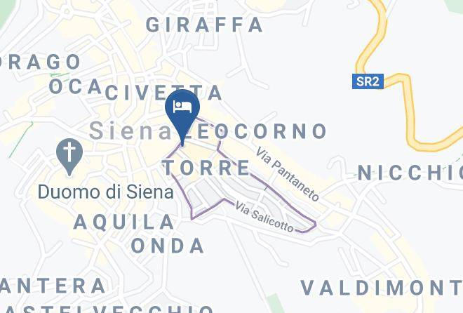 Siena - Il Nido Del Mangia Maps