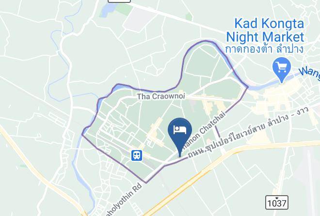 Amphoe Mueang Lampang - Nonnee Lampang Hotel Maps