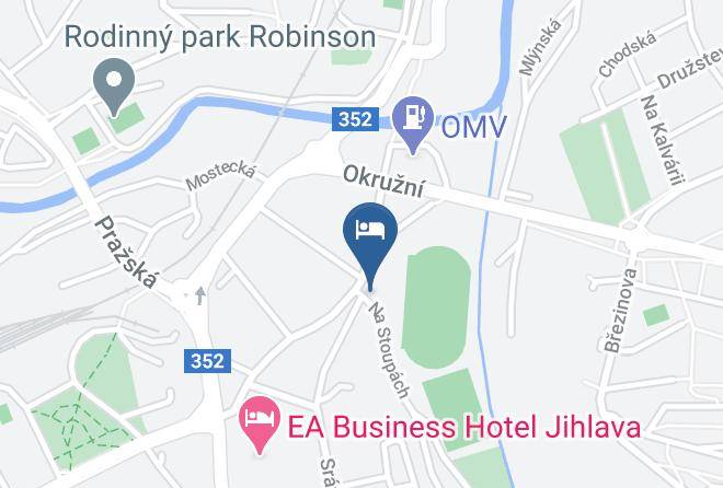 Jihlava - Nonstop Penzion U Mari Maps