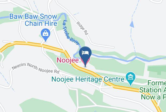 Baw Baw - Noojee Hotel Maps