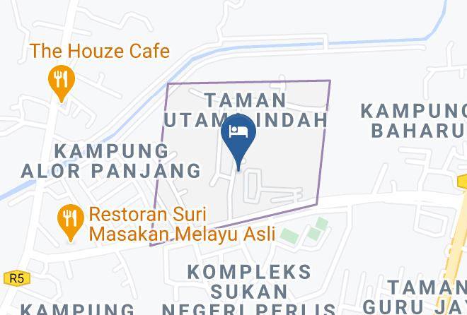 Kangar - Noor Homestay Taman Damai Utama Maps