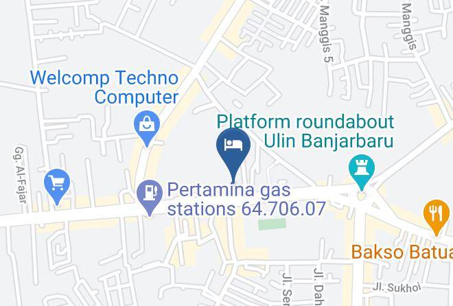 Kota Banjarbaru - Noor Indah Hotel Maps
