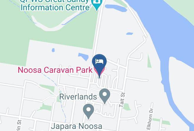 Noosa Caravan Park Mapa
 - Queensland - Noosa