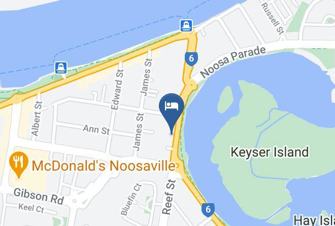 Noosa - Noosa Gardens Riverside Resort Maps