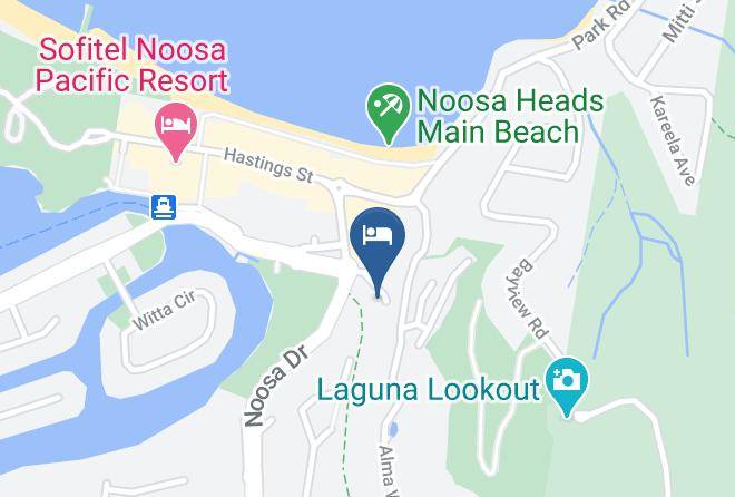 Noosa - Noosa Heads Yha Halse Lodge Maps