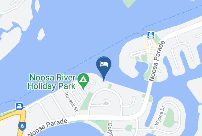 Noosa Pacific Riverfront Resort Carta Geografica - Queensland - Noosa