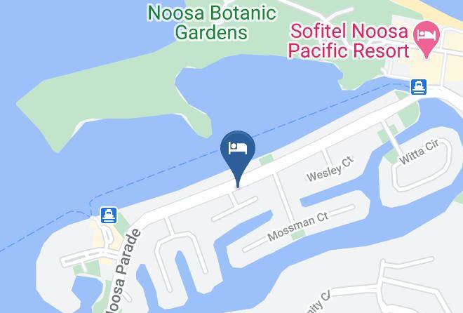Noosa Parade Holiday Inn Map