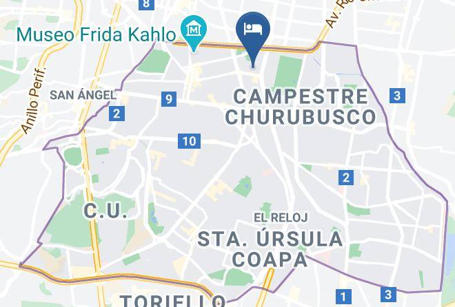 Coyoacan - Noox San Diego Churubusco Maps