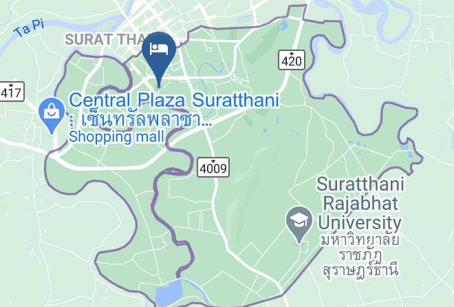 Amphoe Mueang Surat Thani - Nopparat Resort Maps