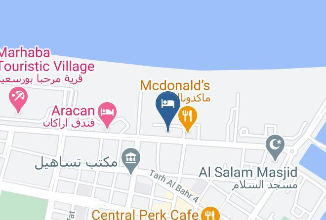 Port Said - Noras Beach Hotel Maps