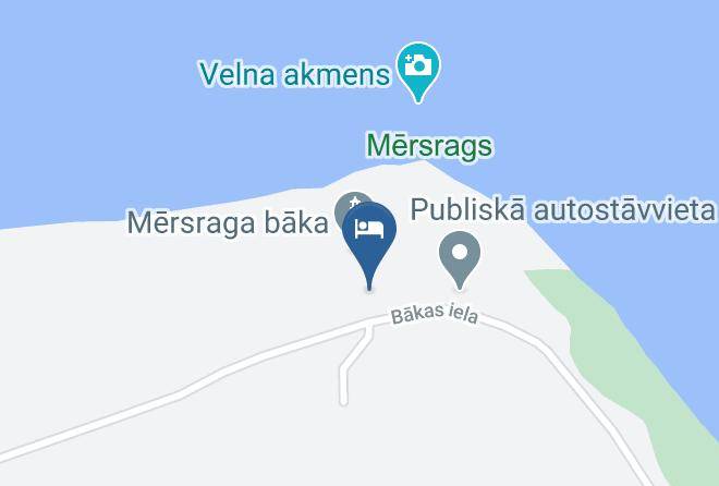 Mersrags - Noras Kempings Maps