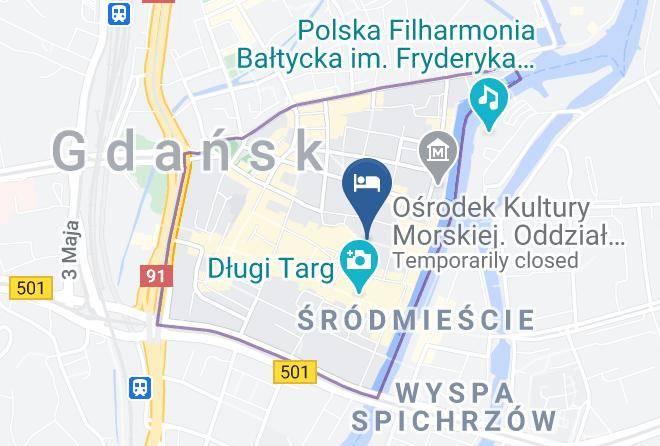 Gdansk - Artus Hotel Maps