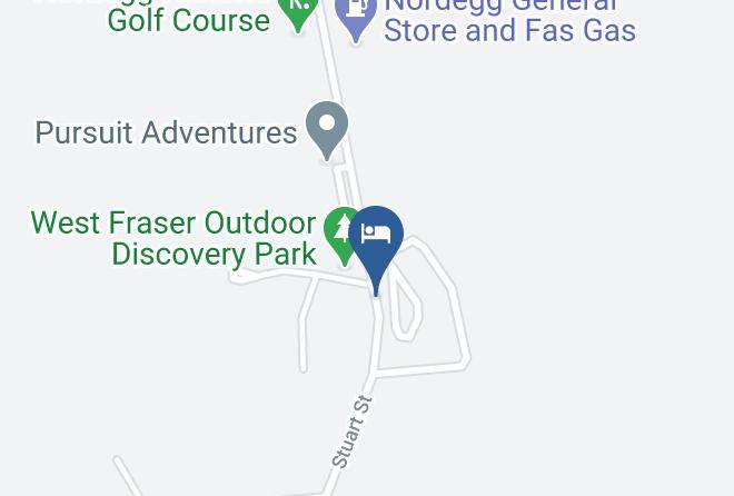 Nordegg Lodge Hotel Map