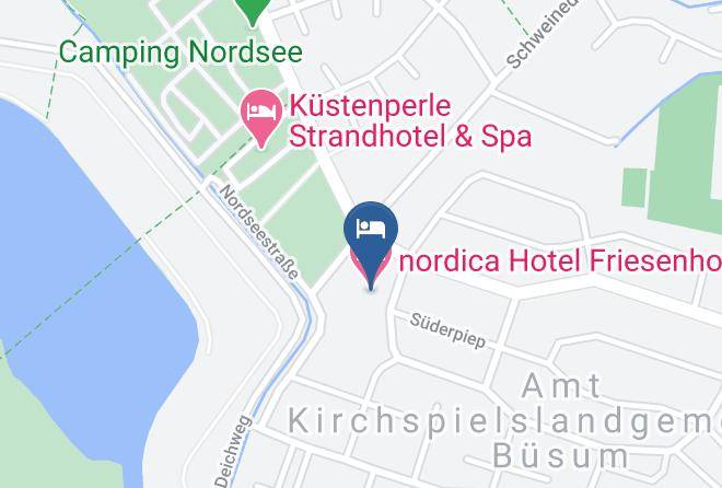 Dithmarschen - Nordica Hotel Friesenhof Maps