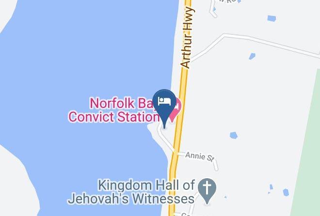 Norfolk Bay Convict Station B&b Map