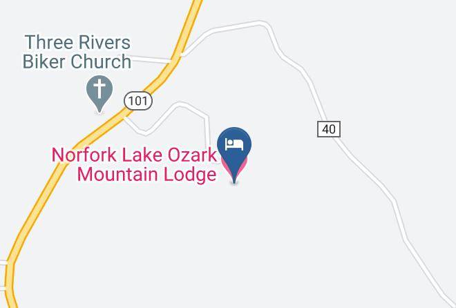 Baxter - Norfork Lake Ozark Mountain Lodge Maps