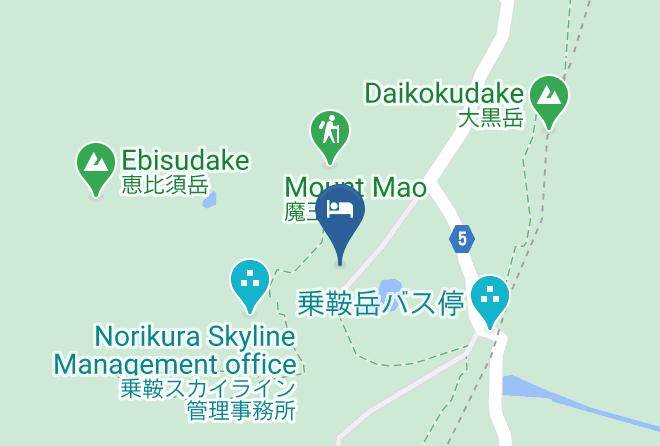 Norikura Hakuunso Map