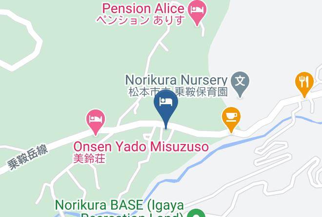 Matsumoto City - Norikura Kogen Onsen Lodge Karamatsuso Maps
