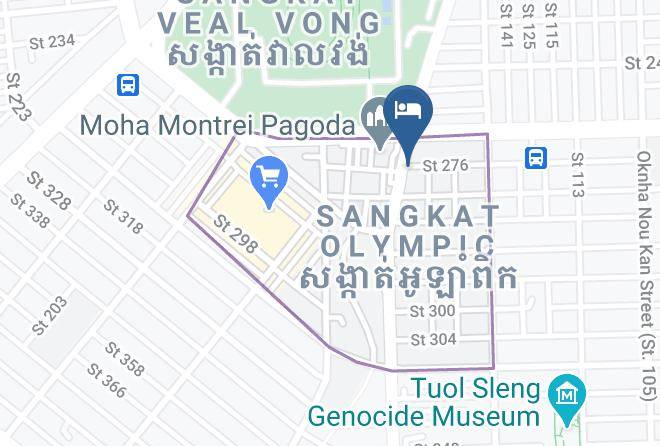 Chamkar Mon - Norkor Sam Reith Hotel Maps