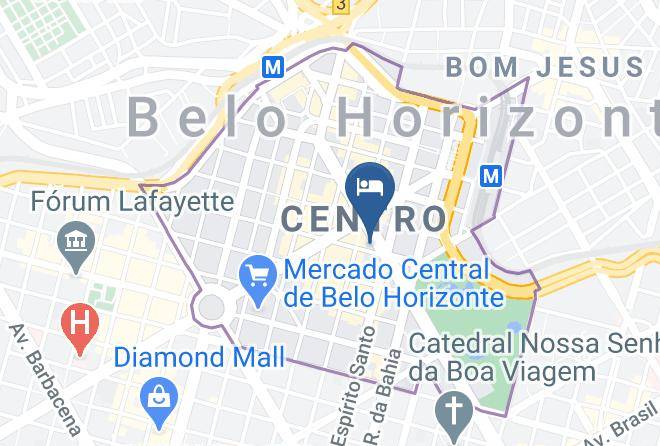 Belo Horizonte - Normandy Hotel Maps