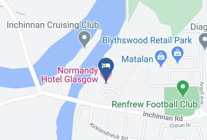 Renfrewshire - Normandy Hotel Glasgow Maps