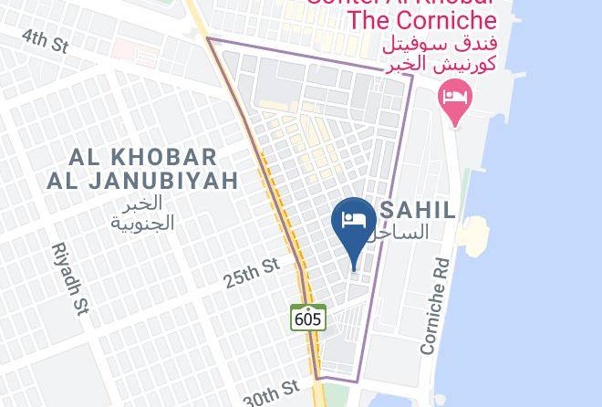 Al Khobar - Normas Hotel Maps