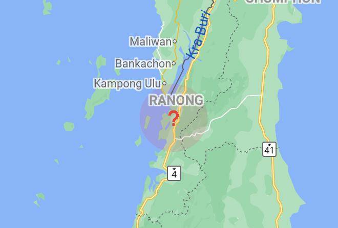 Mueang Ranong District - Norn Ranong Boutique Hotel Maps