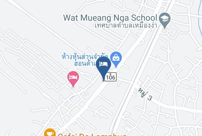 Amphoe Mueang Lamphun - Nornlamphun Boutique Hotel Maps