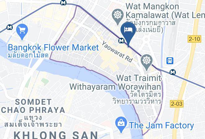 Samphanthawong District - Nornyaowarat Hotel Maps