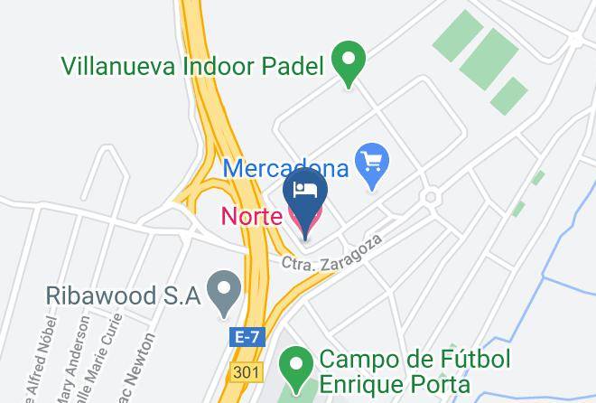 Norte Hotel Map