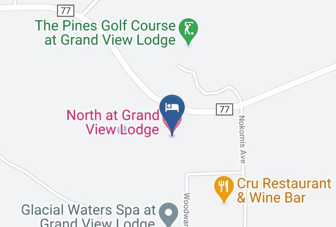 Crow Wing - North At Grand View Lodge Maps