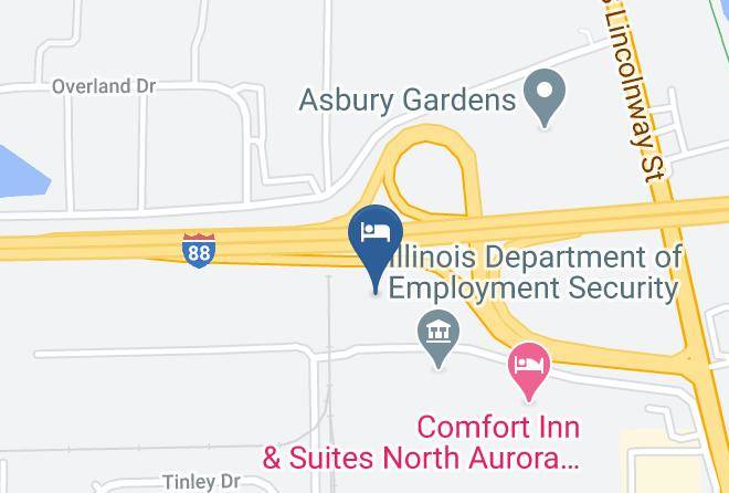 Kane - North Aurora Hotel Maps