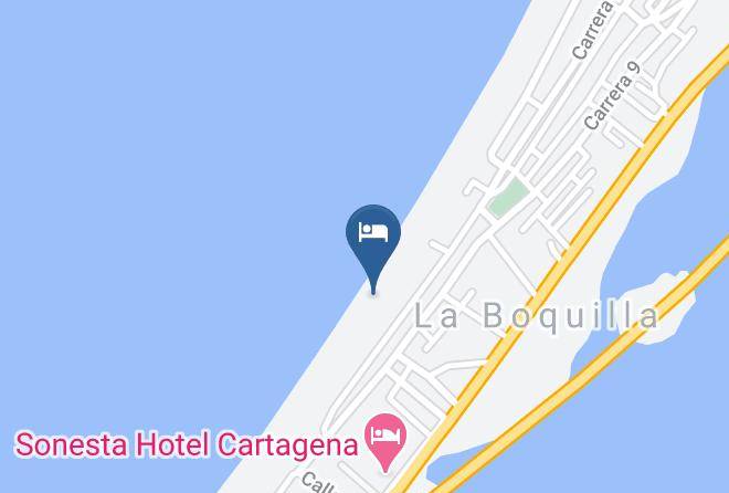 North Beach Hotel Restaurante Y Bar Map