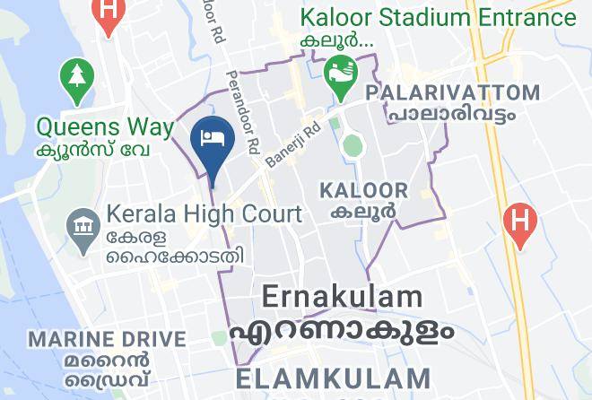 Ernakulam - North Centre Hotel Maps